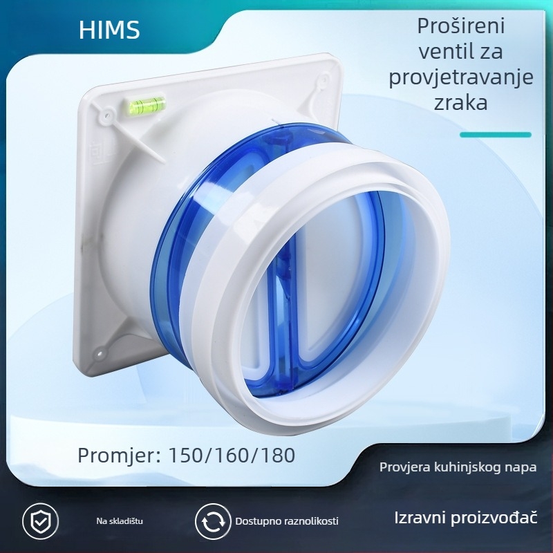 Kuhinjski provjerni ventil, visoko brtvljenje, ABS plastika, jednosmjeran rad