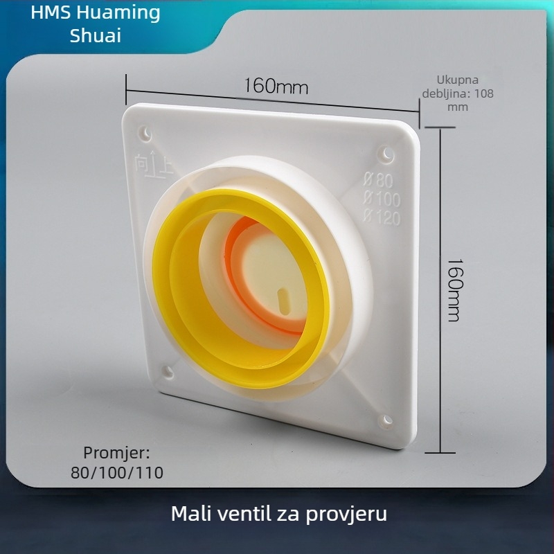 Kuhinjski provjerni ventil, visoko brtvljenje, ABS plastika, jednosmjeran rad