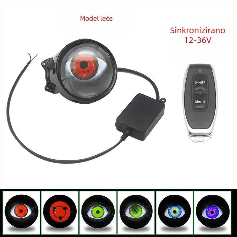 LED svjetla s demon očima i prilagođenim lećama, 1W, 12V, 0.3A, univerzalno