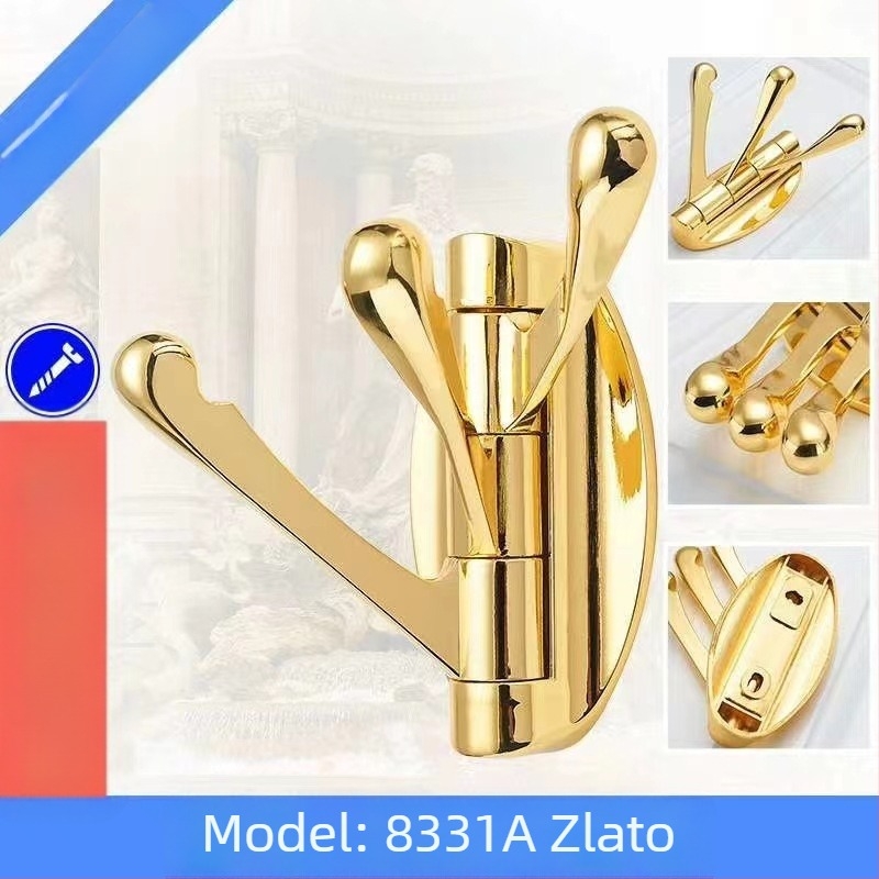Vješalica za odjeću s okretajućim mehanizmom - zidna montaža, moderni minimalistični stil, Youyi, model 8331a