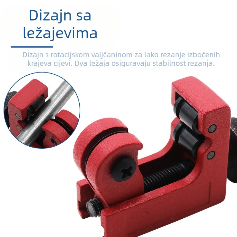 Record Work prilagodljiv rezač cijevi za metalne cijevi – za bakrene i aluminijske cijevi, pogodan za vodovodne i HVAC linije