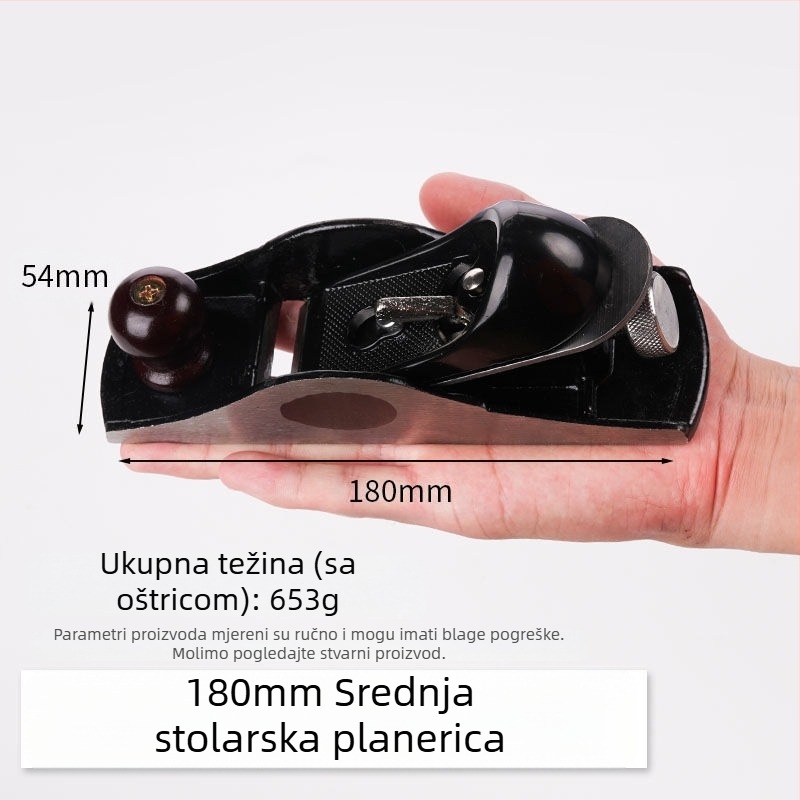 Ručni planer za drvo — ručni alat za završnu obradu, marka cattle gauge, bez uvoza