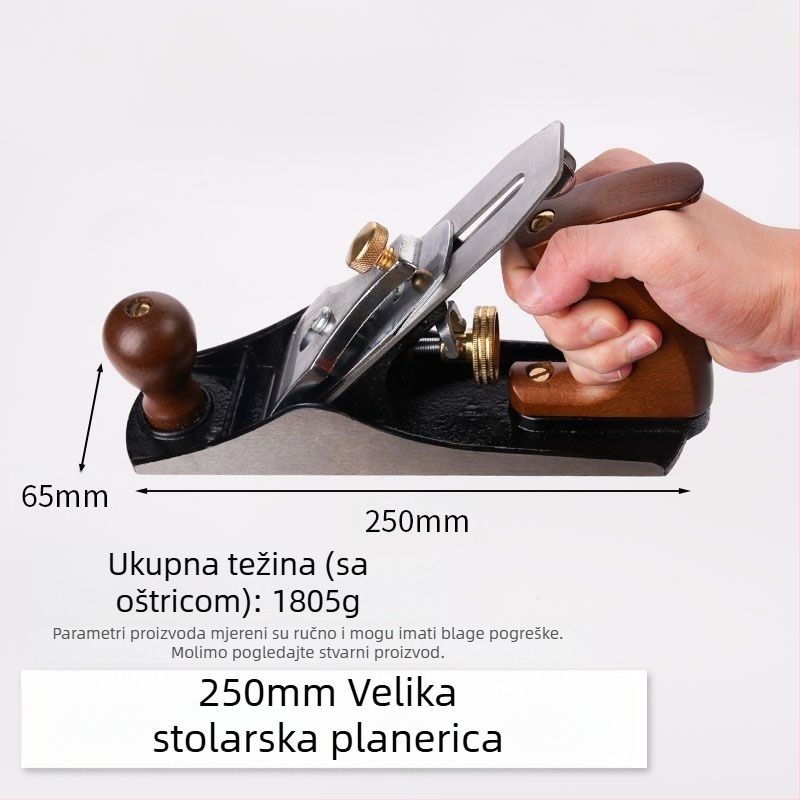 Ručni planer za drvo — ručni alat za završnu obradu, marka cattle gauge, bez uvoza