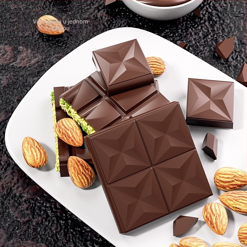 Yonghao kalup za čokoladu – pravokutni, silikon za hranu, 87 g, za pečenje