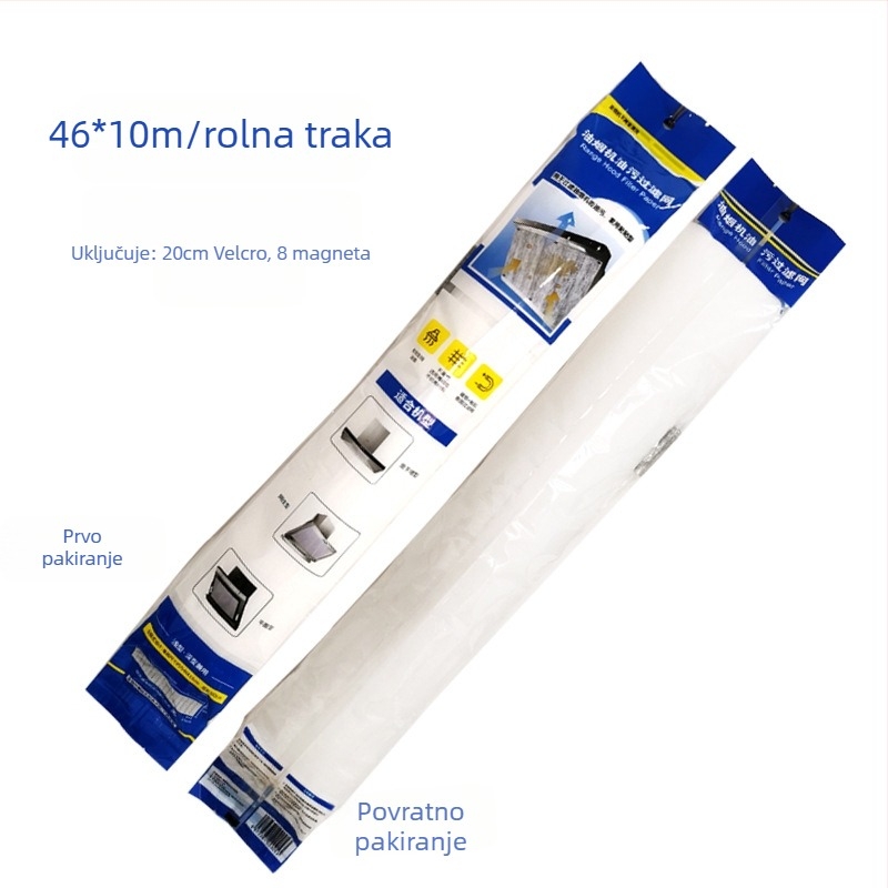 Papir za apsorpciju ulja za kuhinjski napa – jednokratni, segmentirani, ojačani, netkani materijal (Yiwu)