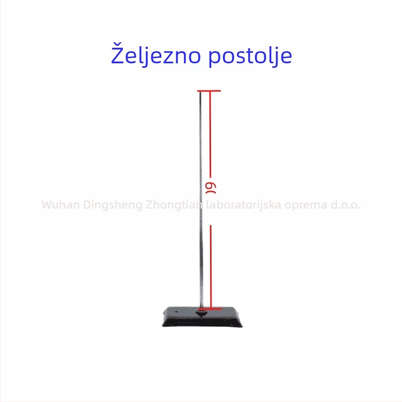 Titracijski stol s čeličnim okvirom i mramornom pločom, model Jedna ploča, Jedna šipka, proizvođač zt