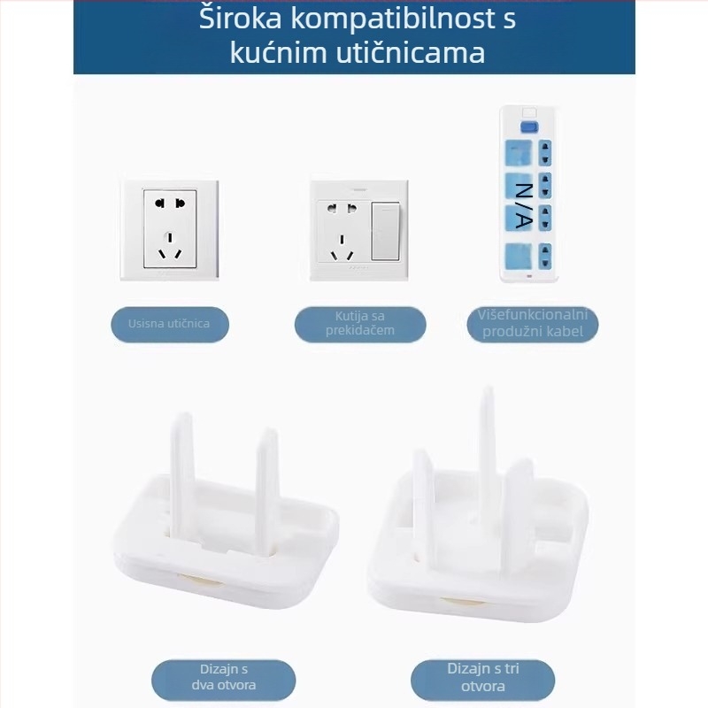 Zaštitni poklopac utičnice – dječja zaštita, zaštita od elektrošoka; generička marka