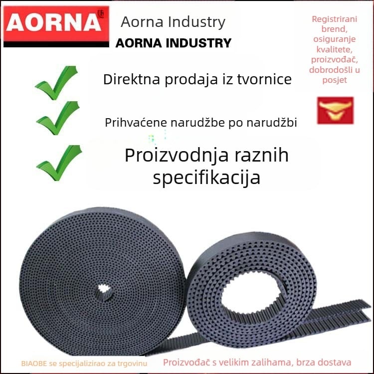 Gumeni zupčasti remen 2GT-6 za 3D pisač