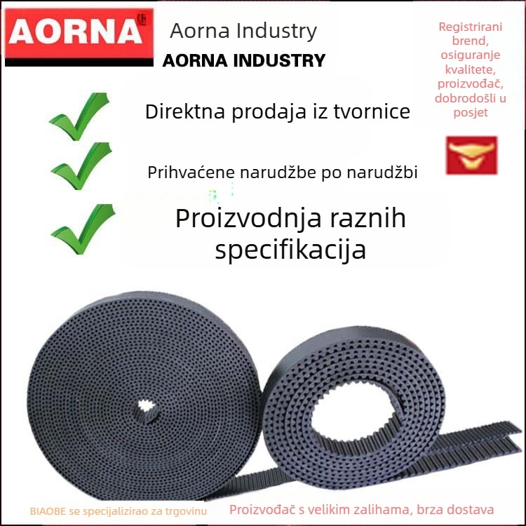 Gumeni zupčasti remen 2GT-6 za 3D pisač