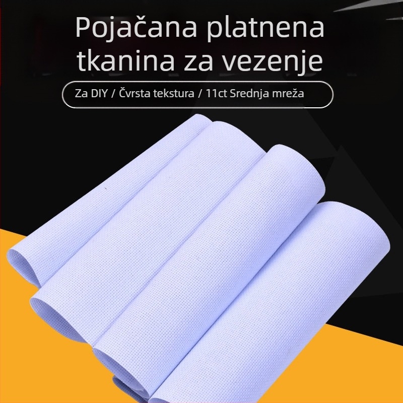 Platno za križno šivanje, SU šivanje, 11CT srednja mreža