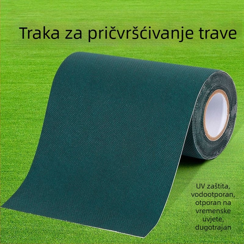 Traka za šavove umjetne trave, netkani materijal, polipropilni ljepilni sustav, Lawn Tape serija, jezgra od papirnate cijevi, visoka viskoznost