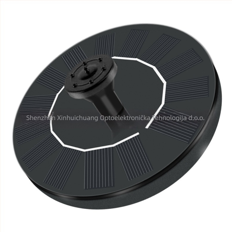 Solarna fontana za jezera i vrtove – plutajući vanjski vodeni element s uzorkom raspršivanja, energetski štedljivo