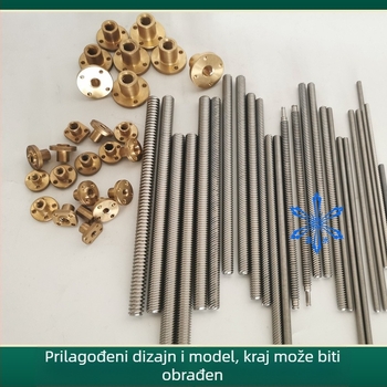 Matica s plosnim licem – bakar, trapezni vodilni vijak MTSPFR/MTSPFL/MTSPNR