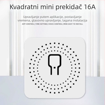 Graffiti WiFi dimmer prekidač s tajmerom i glasovnim upravljanjem – bežično vremensko upravljanje, ABS kućište