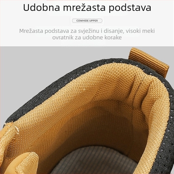 Martin čizme - kožna gornja, injekcijski đon, zimske visoke čizme, prozračne, protuklizne