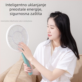 Le Xueer Električni štapić za komarce s ugrađenom baterijom, USB punjenjem i LED svjetlom, kapacitet baterije 1001–1600 mAh, vrijeme punjenja 3–5 sati