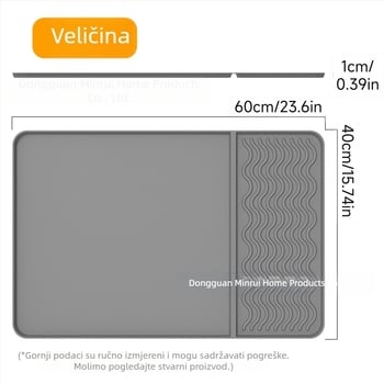 Prijenosni uređaj za izradu leda s protukliznom silikonskom podlogom, ručno upravljanje