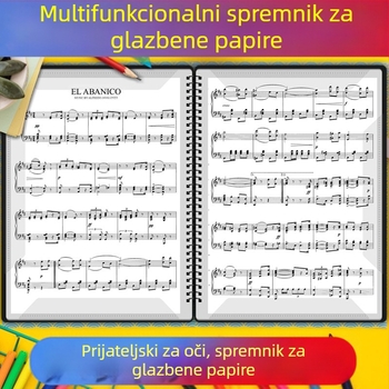 Klip za partituru, PP materijal, model 60p, za klavirske instrumente, klip za modifikaciju spektra