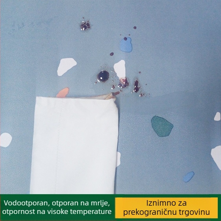 Samoljepljivi PVC zidni panel za kuhinju – vodootporan, otporan na masnoću, otporan na visoke temperature, četverostruka konstrukcija