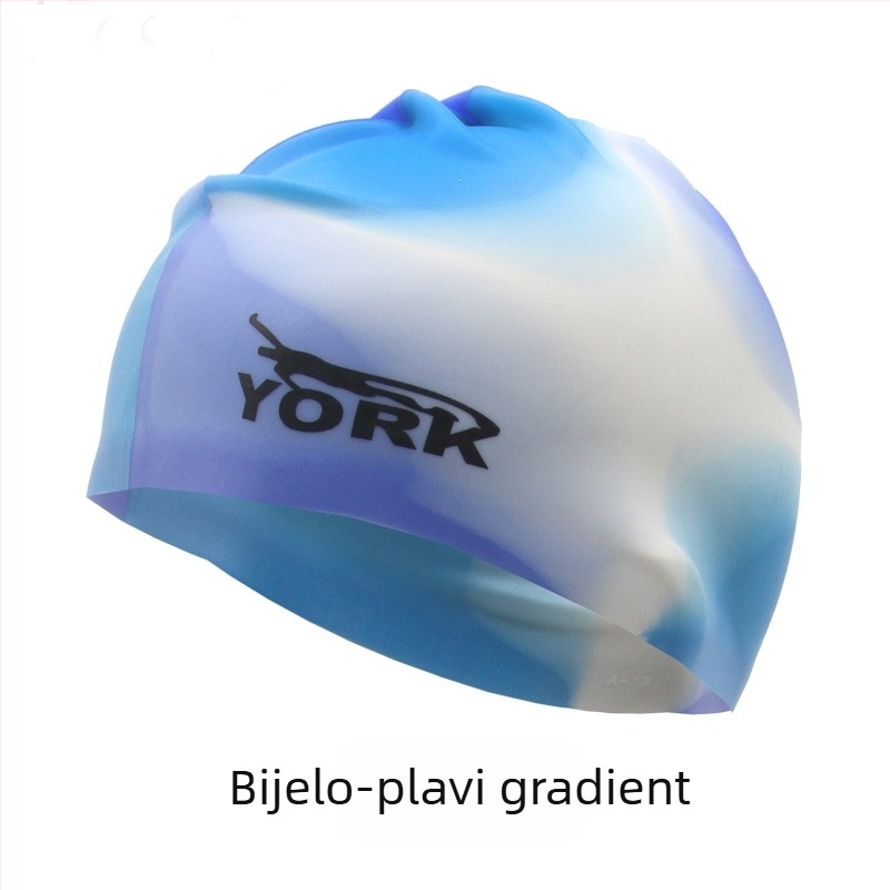 Kapa za plivanje od silikona - vodootporna, udobna, visoko elastična, unisex, za odrasle, za bazen (Materijal: silikon; Uzorak: jednobojan; Namijenjeno: odrasli; Scenarij: bazen)