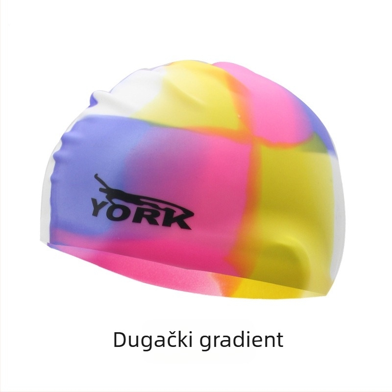 Kapa za plivanje od silikona - vodootporna, udobna, visoko elastična, unisex, za odrasle, za bazen (Materijal: silikon; Uzorak: jednobojan; Namijenjeno: odrasli; Scenarij: bazen)