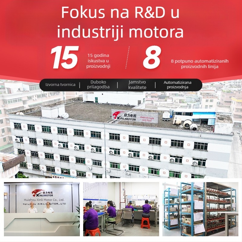 Četkasti motor, mikromotor (Marka: XINLIMOTOR/motor; Napon: DC <36V; Certifikat: ISO9001)