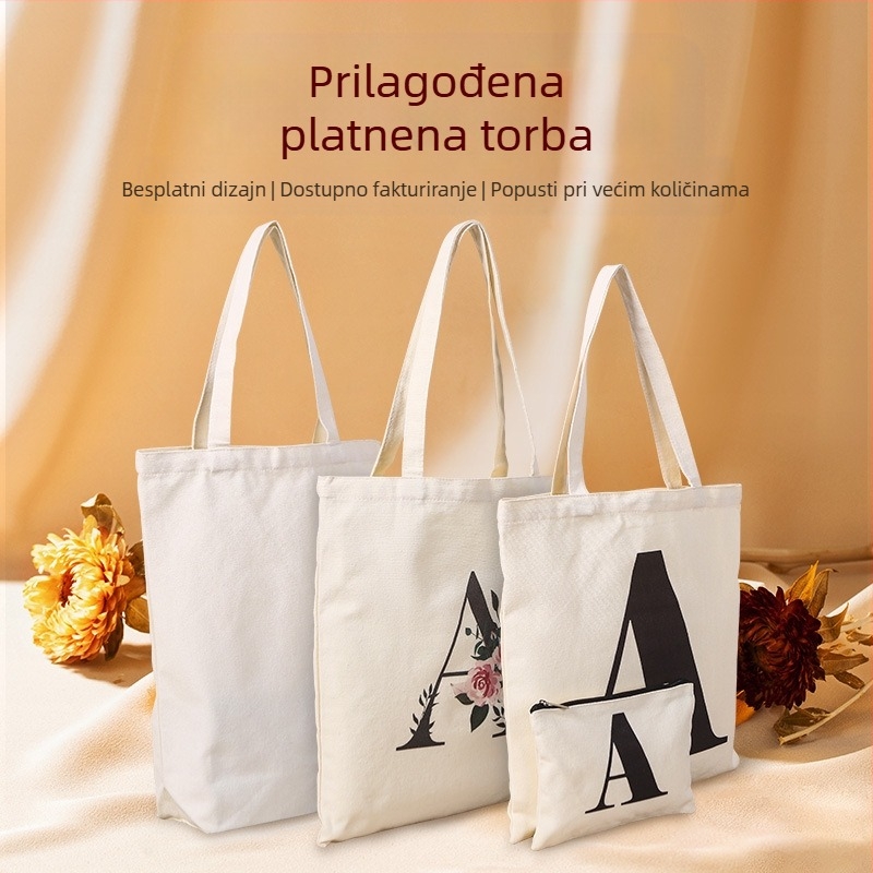 Prilagodljiva platnena torba s ručno oslikanim reklamnim dizajnom; moguć ispis logotipa; stil: torba/ranac; porijeklo: Wenzhou, Zhejiang