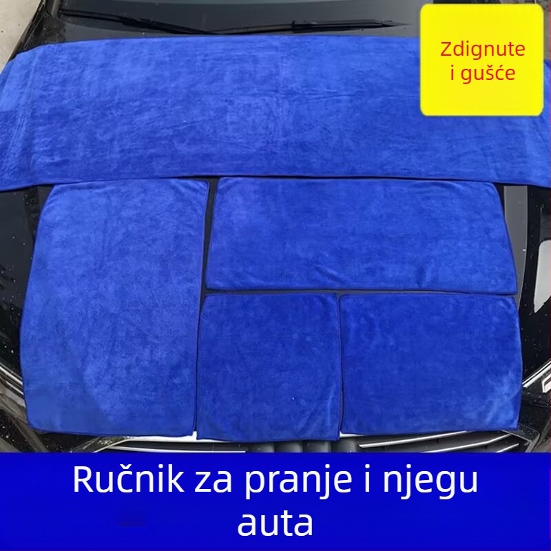 Krpa za pranje automobila od superfinih vlakana, 600 g, upijanje vode, višefunkcionalna krpa za unutarnje čišćenje