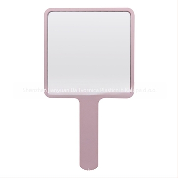 Poklon ogledalo s ABS okvirom, srebrno zrcalo, tiskano logo, za poslovne poklone