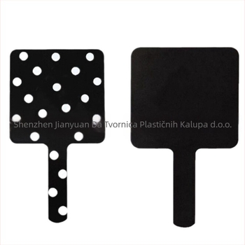 Poklon ogledalo s ABS okvirom, srebrno zrcalo, tiskano logo, za poslovne poklone