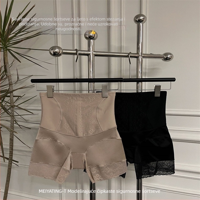 Ženske gaćice shapewear visokog struka od najlona – oblikovanje struka, prozračan, antibakterijski podstava u preponama