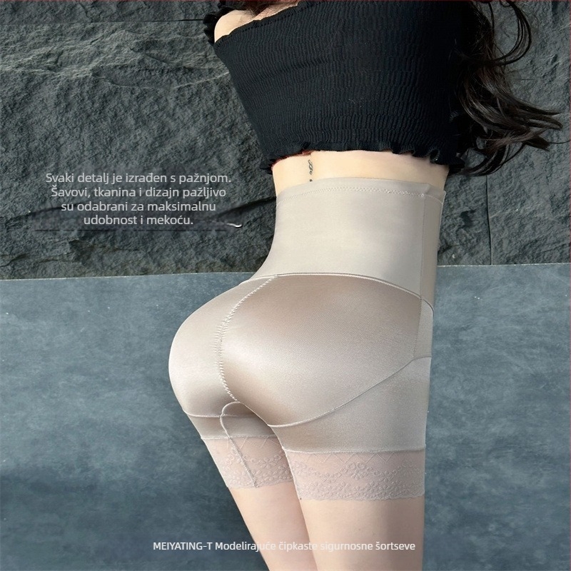 Ženske gaćice shapewear visokog struka od najlona – oblikovanje struka, prozračan, antibakterijski podstava u preponama