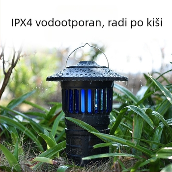 LED USB punjiva kamping lampa s ubijanjem komaraca – 2-u-1 vanjska svjetiljka, 5V, 0,06W, gumbni prekidač