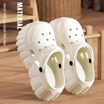 Crocs ženske sandale s debelim đonom, prozračan EVA gornji dio, EVA đon 3.5 cm i više, injekcijski oblikovane, Ljeto 2025