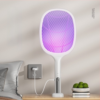 Električni štap za komarce s LED svjetlom, aluminijska mreža, ugrađena baterija ≤500 mAh, domet do 10㎡, višestruko podešavanje