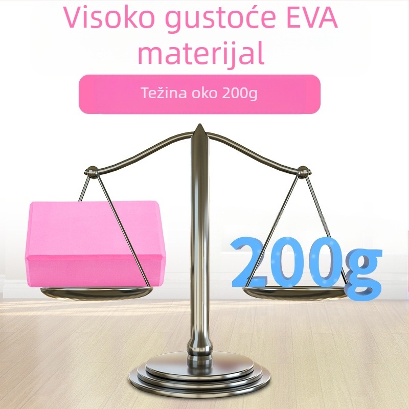 Dječja joga blok za ples - EVA pjena visoke gustoće, visoka elastičnost, 200 g