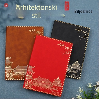 Bilježnica s kožnom imitacijom, ljepilo povez, Dowling papir, 100 stranica