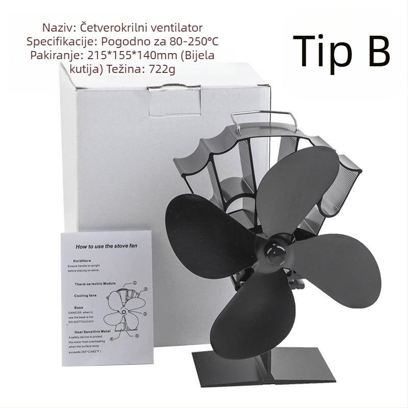 Beizhi Kamin ventilator s automatskim pokretanjem i nadzorom temperature