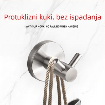 Kupaonski set – 304 nehrđajući čelik, ugradnja bez bušenja, moderni minimalistički stil, Youhonggao