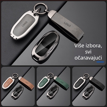Kućište za ključ Tesla Model 3 — Nova verzija, zaštitno kućište za daljinski upravljač i karticu ključa, cinkova legura
