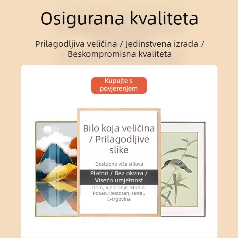 Crtani motiv mačke na platnu, dekorativna slika za dnevni boravak i spavaću sobu, zidni ukras za restoran, viseća slika