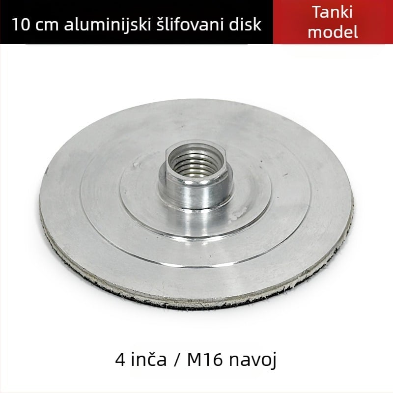 Glava za vodeno brušenje od aluminijske legure za samoljepljivi disk za brušenje