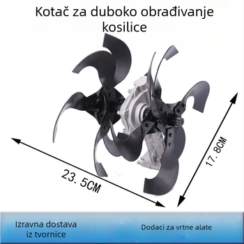 Višenamjenski alat za njegu travnjaka u stilu ruksaka: košenje, uklanjanje korova, labavljenje tla i kopanje jaraka (Brand: Haoxin; Namjena: općenito; Vrsta: ruksak; Značajke: košenje, uklanjanje korova, labavljenje tla, kopanje jaraka)