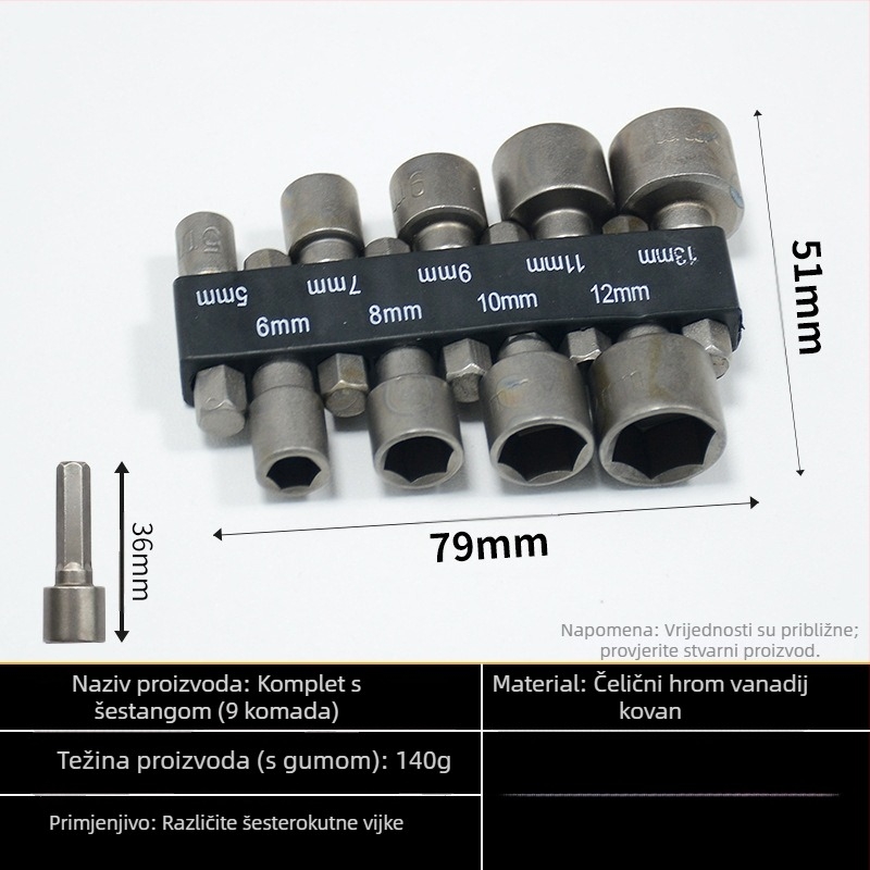Other set šesterokutnih ključeva od krommolibden čelika