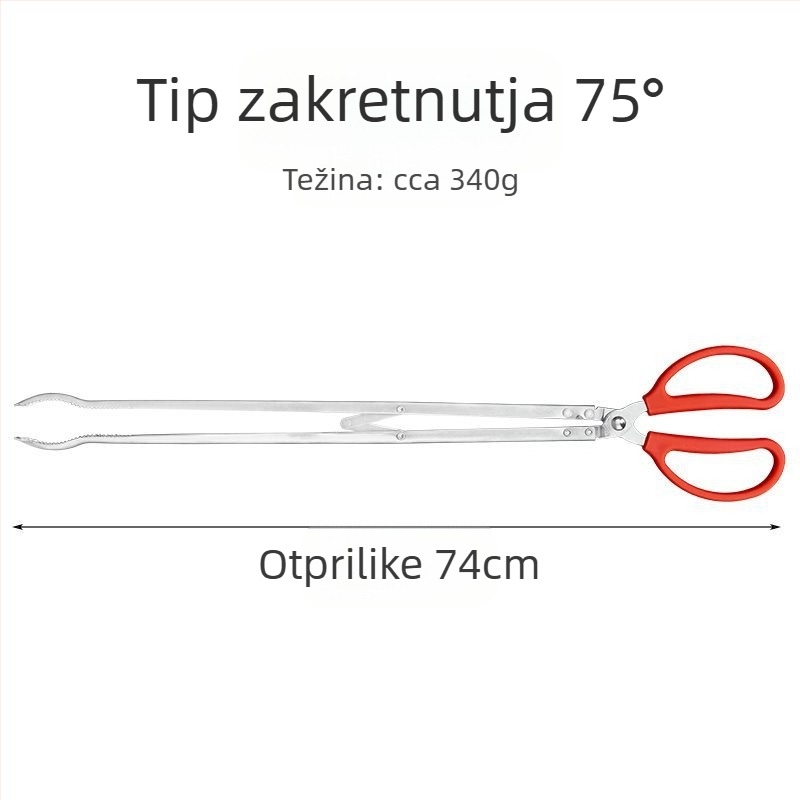 Plastični teleskopijski klip s dugom drškom za čišćenje toaleta