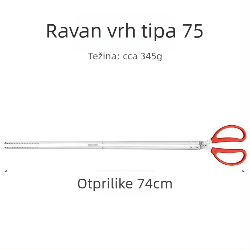 Plastični teleskopijski klip s dugom drškom za čišćenje toaleta