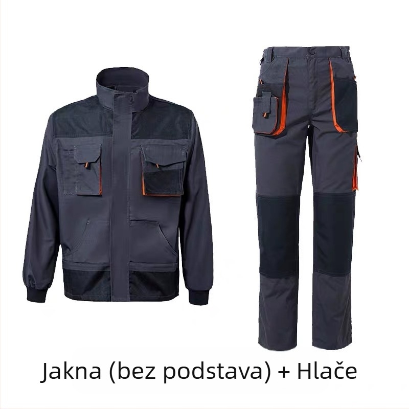 Set radne odjeće za popravke automobila, otporno Oxford platno, dvodijelni komplet s višestrukim džepovima, zaštita od prašine, mogućnost izrade šivenih uzoraka.