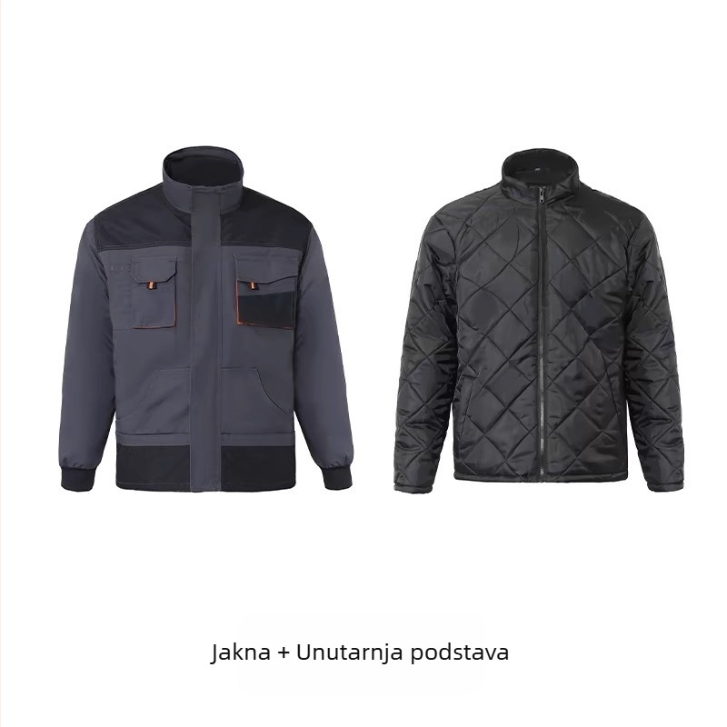 Set radne odjeće za popravke automobila, otporno Oxford platno, dvodijelni komplet s višestrukim džepovima, zaštita od prašine, mogućnost izrade šivenih uzoraka.