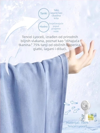 Ženske hlače Lyocell denim, lagane za ljeto, novi model 2026, svijetla boja, drapiran kroj, široke hlače s visokim strukom