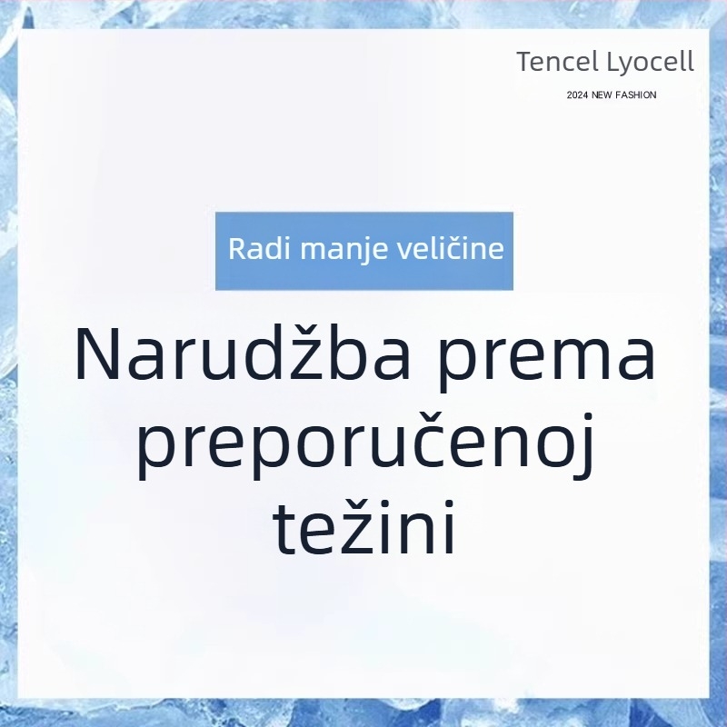 Ženske hlače Lyocell denim, lagane za ljeto, novi model 2026, svijetla boja, drapiran kroj, široke hlače s visokim strukom